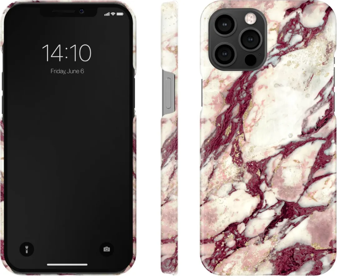 iDeal of Sweden iPhone 12 Pro Max Hoesje Calacatta Ruby Marble IDFCMR21-I2067-378