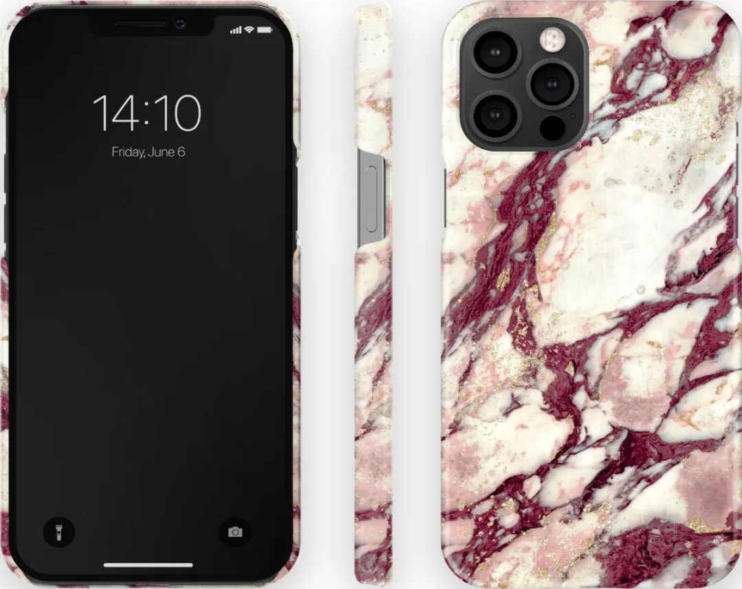 iDeal of Sweden iPhone 12 Pro Max Hoesje Calacatta Ruby Marble IDFCMR21-I2067-378