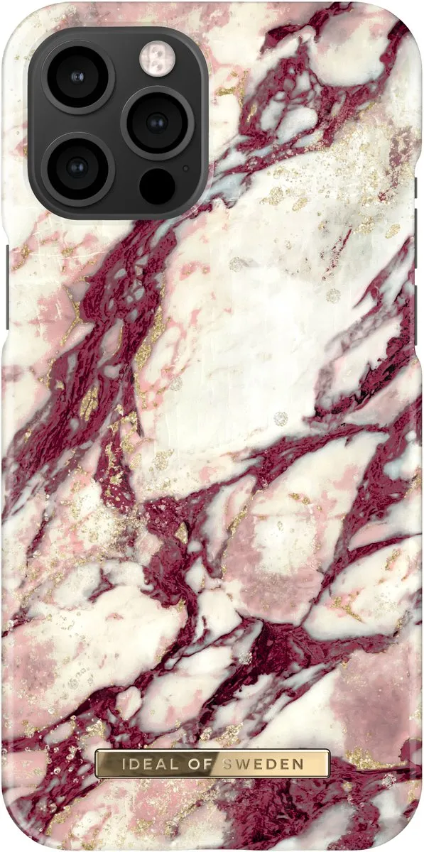 iDeal of Sweden iPhone 12 Pro Max Hoesje Calacatta Ruby Marble IDFCMR21-I2067-378