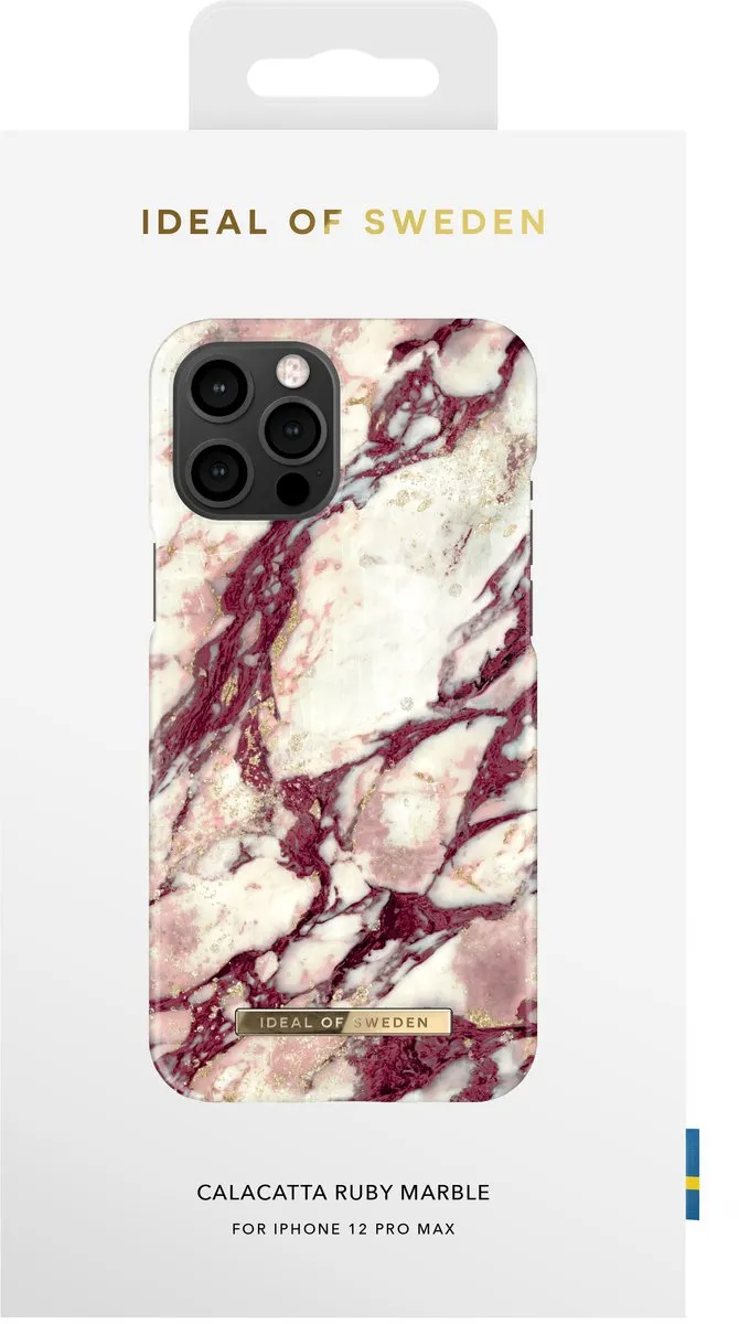 iDeal of Sweden iPhone 12 Pro Max Hoesje Calacatta Ruby Marble IDFCMR21-I2067-378