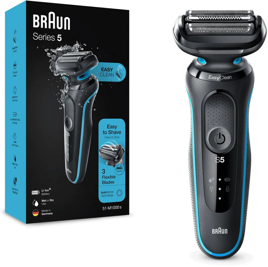 Braun 51-M1000s Handmatig Scheermesje - 3 Bladen - Zwart