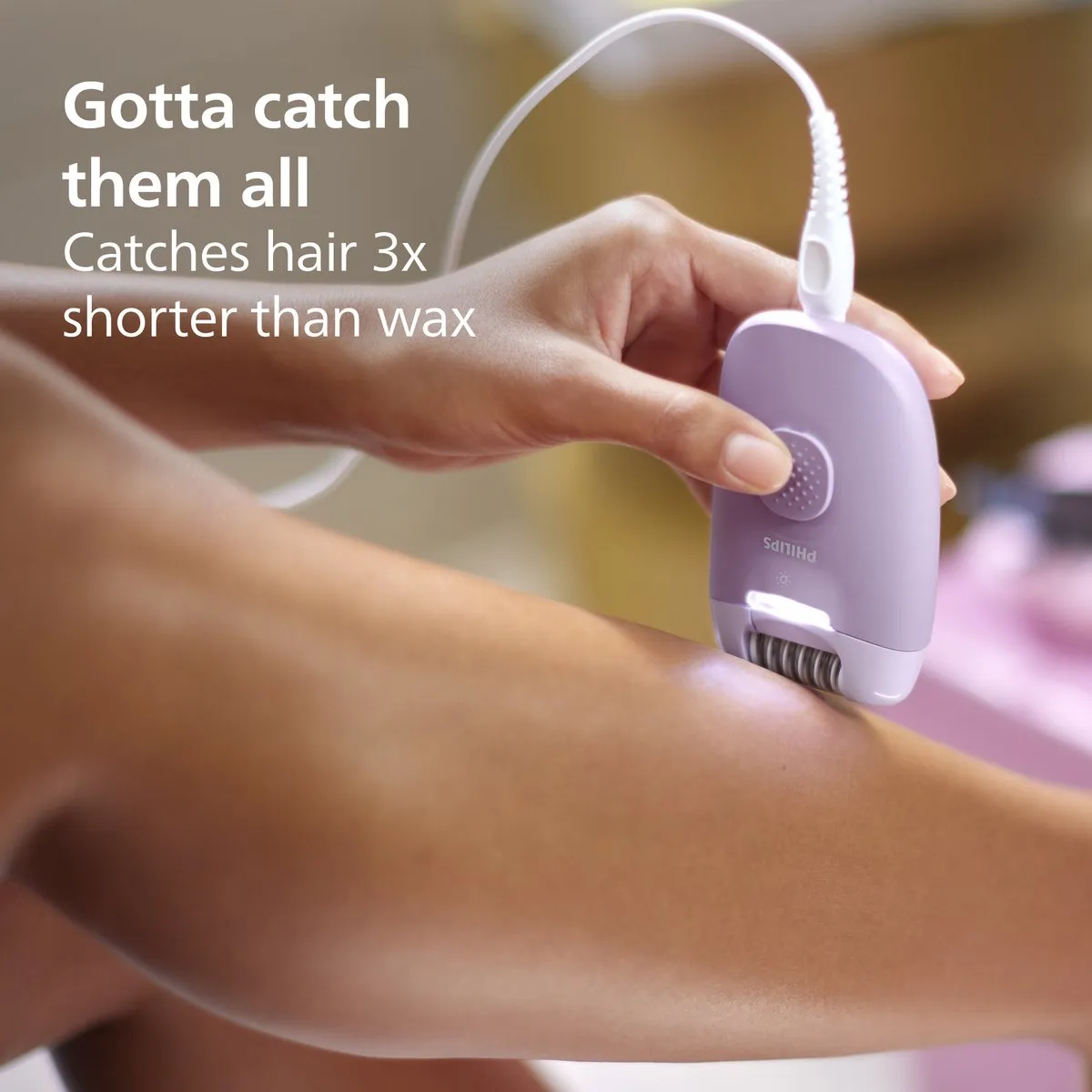 Philips Epilator Series 4000 BRE257/00 - Paars - afbeelding 6 van 6