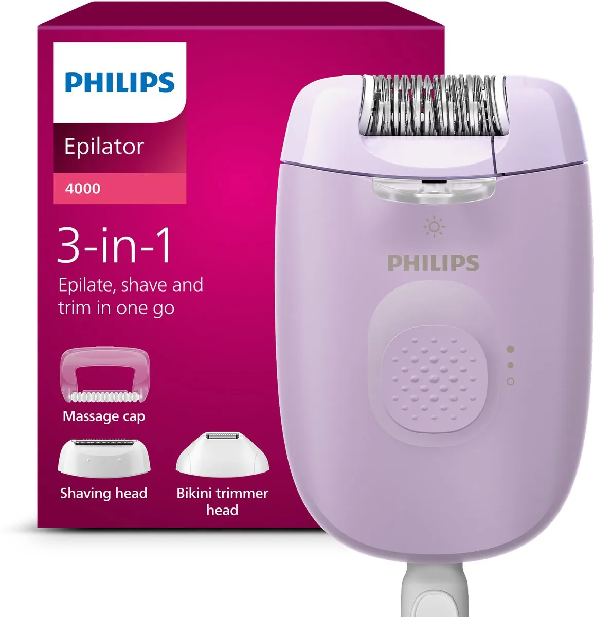 Philips Epilator Series 4000 BRE257/00