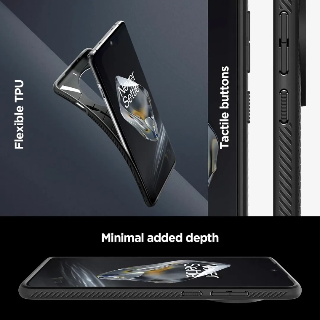 Spigen Liquid Air Hoesje ACS07375 OnePlus 12 - Matte Zwart