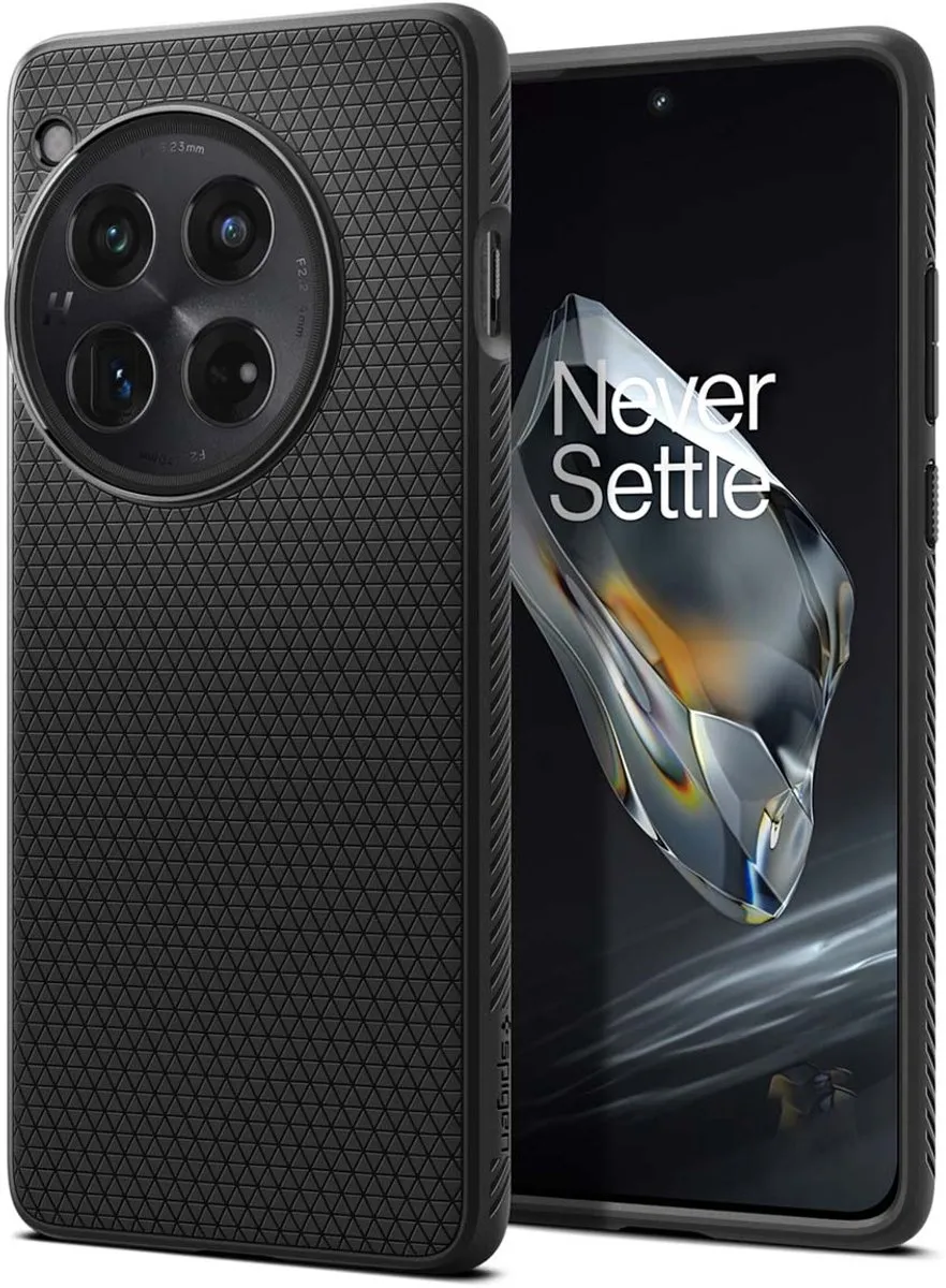 Spigen Liquid Air Hoesje ACS07375 OnePlus 12 - Matte Zwart