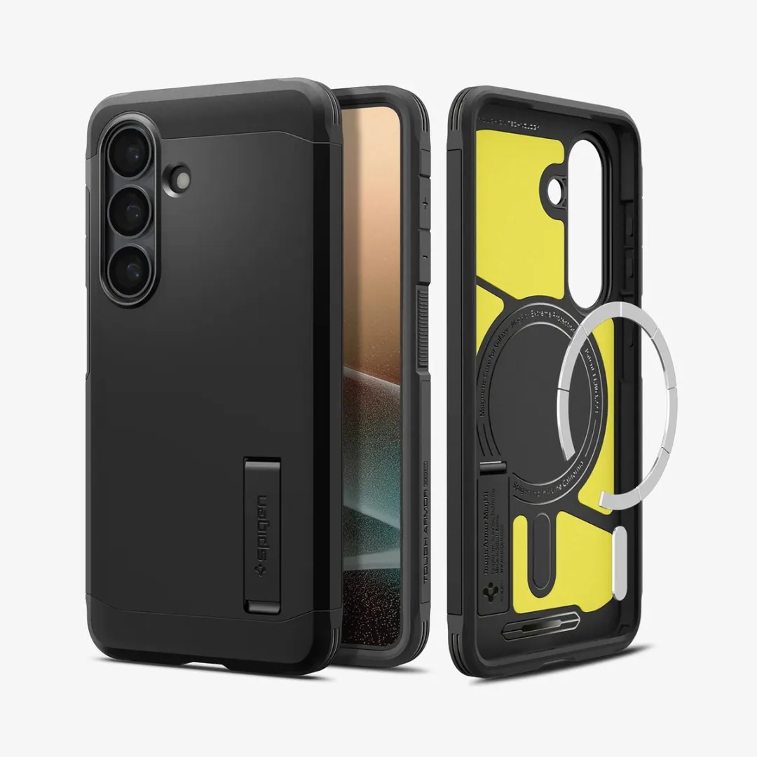 Spigen Tough Armor MagFit ACS10738 Hoesje - Samsung Galaxy S26 - Zwart
