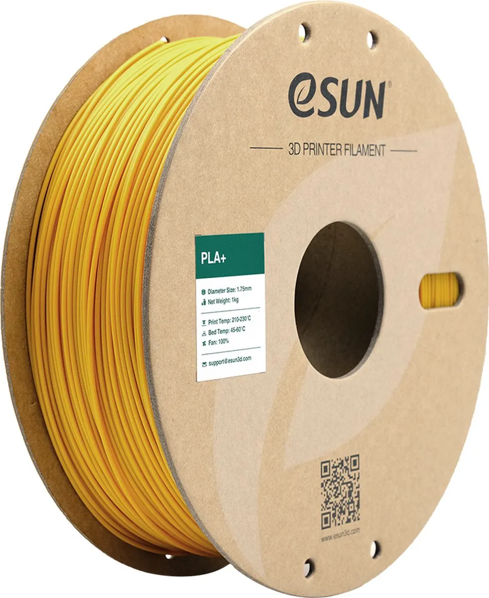 ESUN PLA+ Geel 3D Printerfilament 1kg