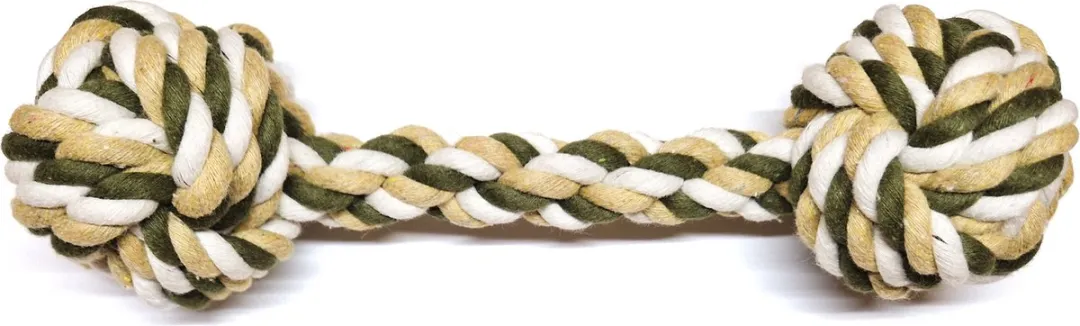 Vitakraft For You Touw Hondenspeelgoed M - Wit/Beige/Groen - afbeelding 2 van 2