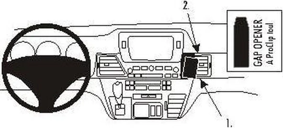 Brodit ProClip Houder Honda FR-V 2005-2011 - 853668