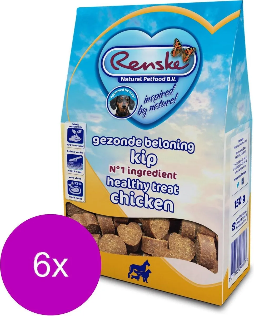 Renske Gezonde Beloning Hartjes 150g