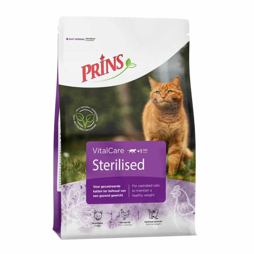 Prins VitalCare Gesteriliseerd Kattenvoer