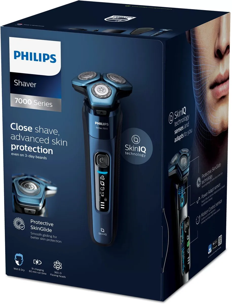 Philips Series 7000 S7782/53 Scheerapparaat - Nat & Droog - Blauw