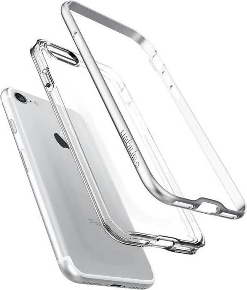 Spigen Neo Hybrid Crystal iPhone 7/8 - 042CS20676 - Transparant Zilver - afbeelding 6 van 6