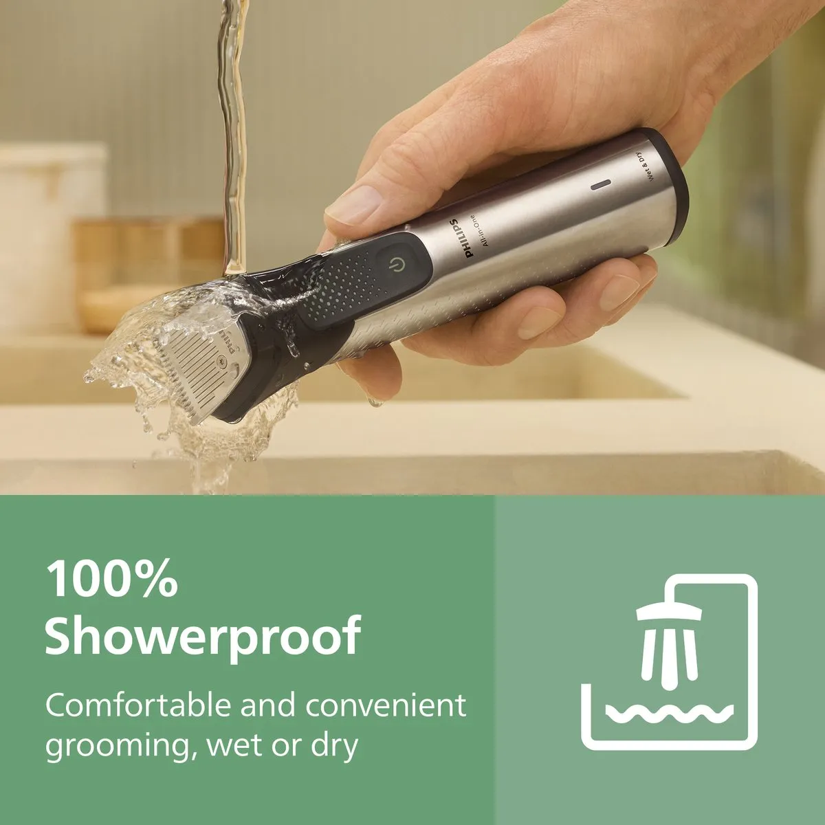Philips Series 9000 MG9558/15 Multigroom - 20 in 1 - Zilver/Zwart - afbeelding 6 van 6