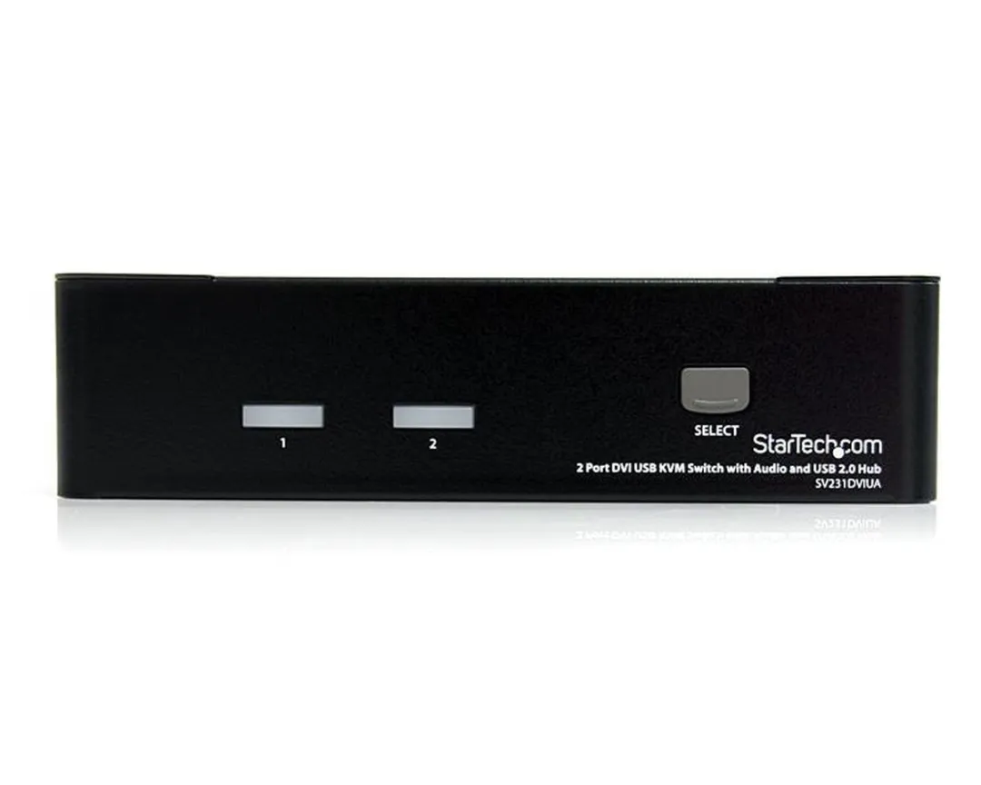 Startech SV231DVIUA DVI KVM-switch - 2 Poorten - USB 2.0 Hub - afbeelding 3 van 5