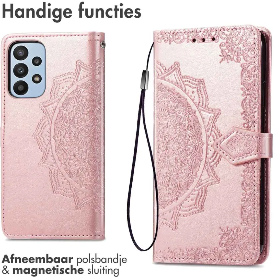 Imoshion Hoesje Samsung Galaxy A23 - Roségoud - 3 Pasjes