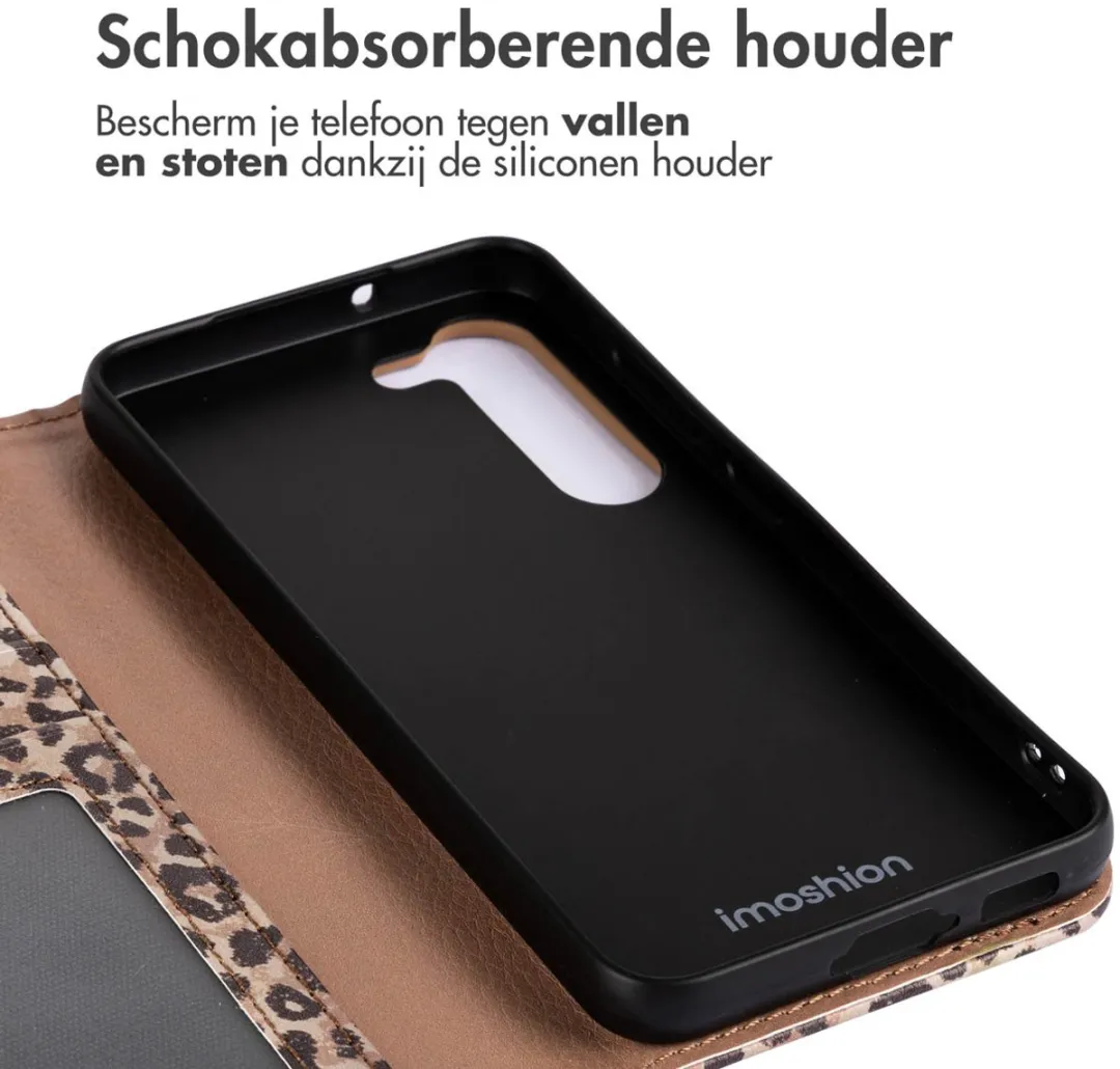 Imoshion Hoesje Samsung Galaxy S23 - 3 Pasjes - Leopard Mood
