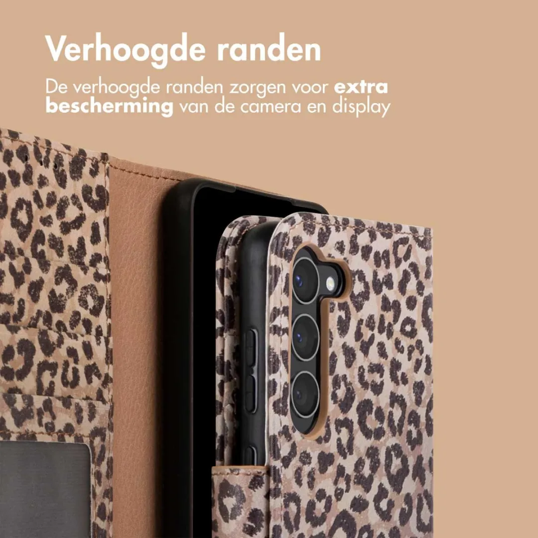Imoshion Hoesje Samsung Galaxy S23 - 3 Pasjes - Leopard Mood