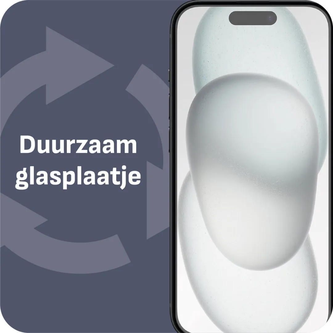 Just in Case Cazy iPhone 15 Screenprotector - 2 Stuks