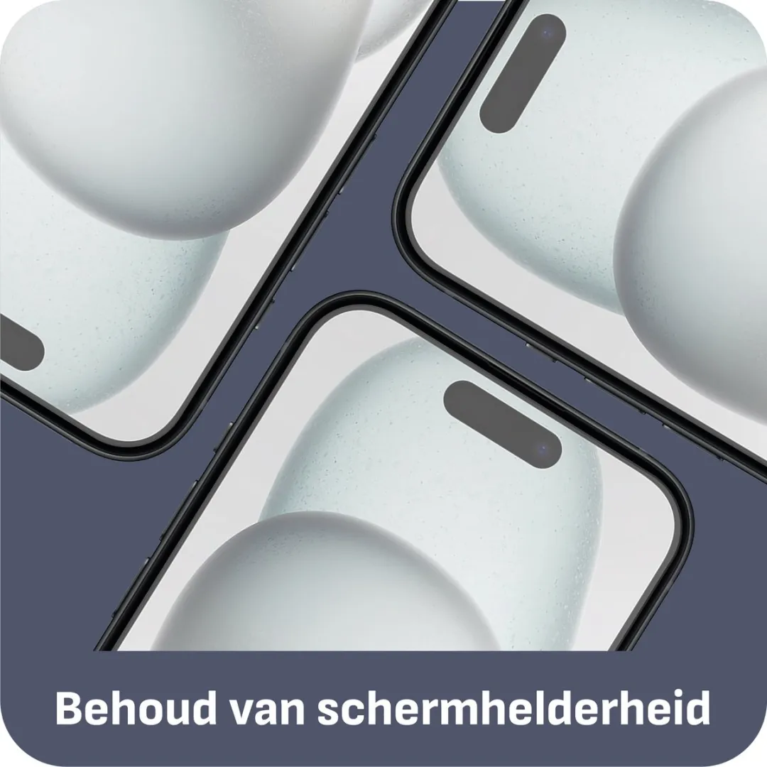 Just in Case Cazy iPhone 15 Screenprotector - 2 Stuks - afbeelding 6 van 6