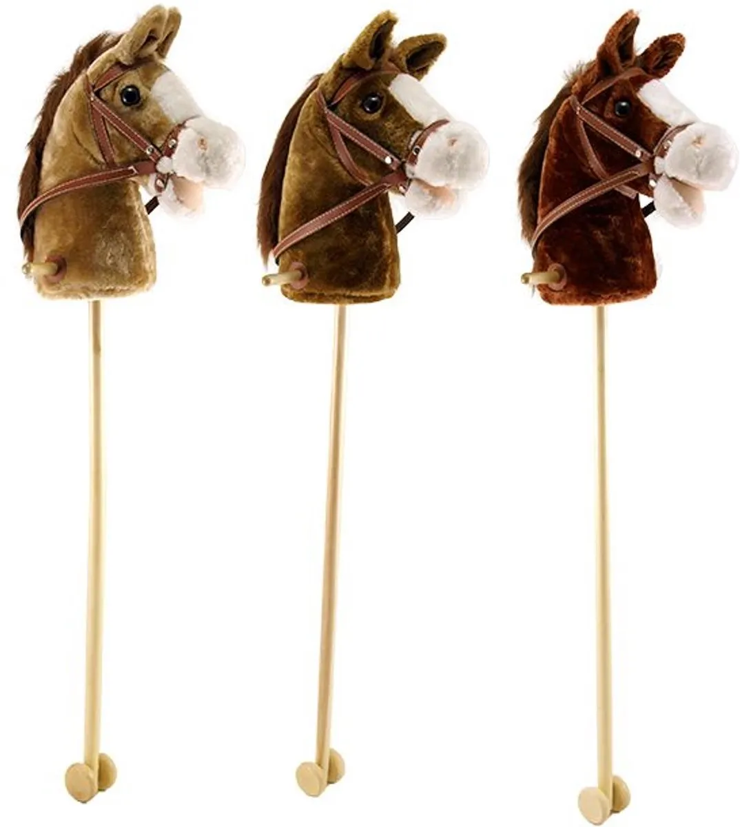 Houten Stokpaard met Geluid