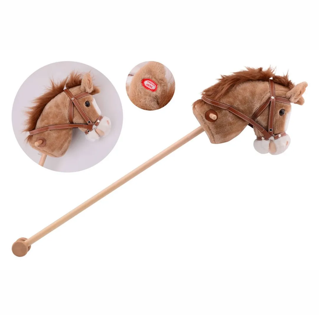 Johntoy Houten Stokpaard - Bruin - afbeelding 6 van 6