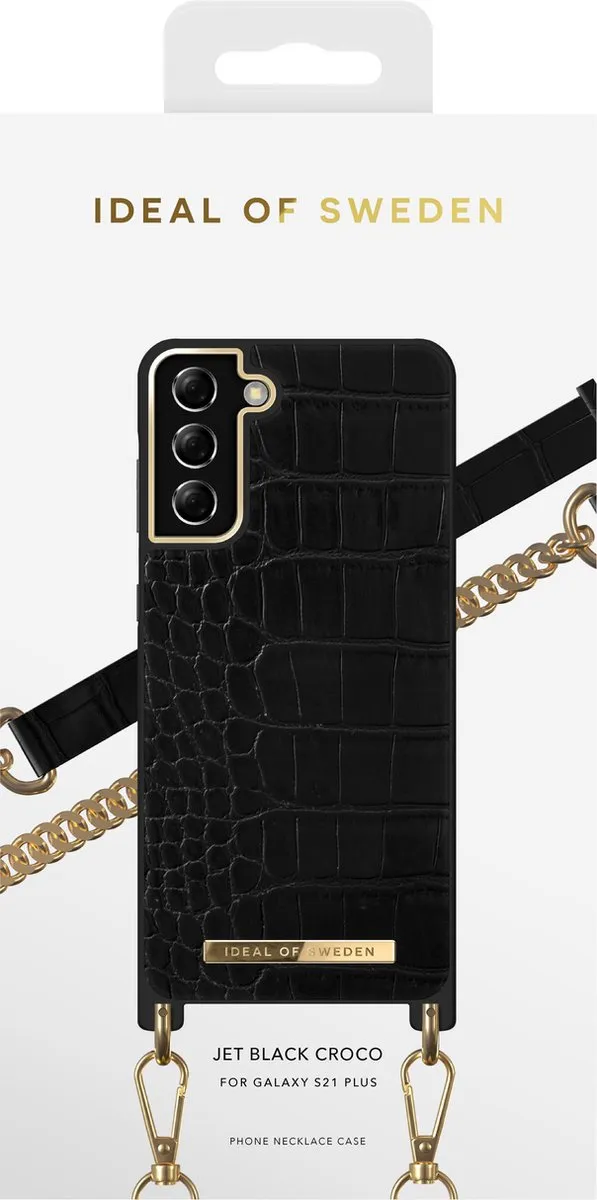 iDeal of Sweden Phone Necklace Case S21+ - Zwart - IDNCSS20-S21P-207
