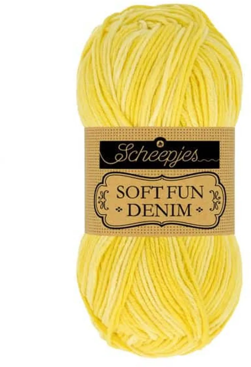 Scheepjes Softfun Denim 518 - Geel