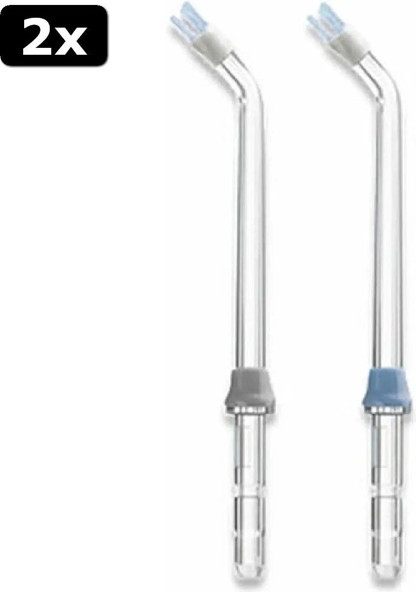 Waterpik PS-100E Plaque Seeker Tips - 2 Stuks - Zilver