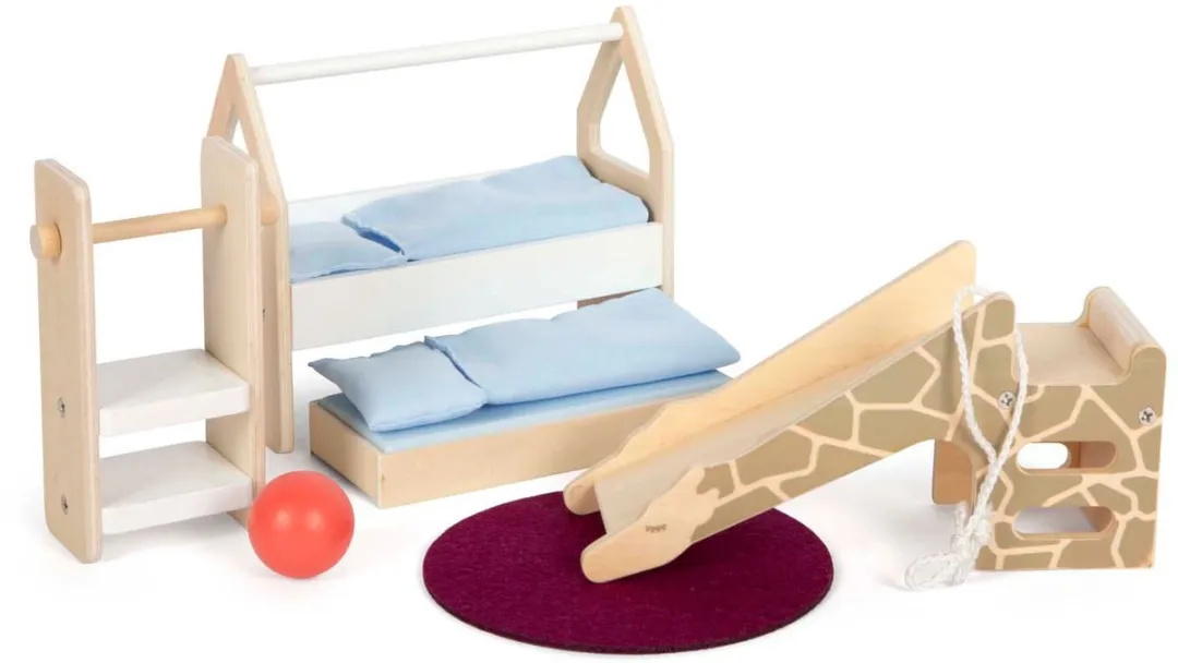 Small Foot Houten Poppenhuis Meubels - 7 Stuks - Multicolor