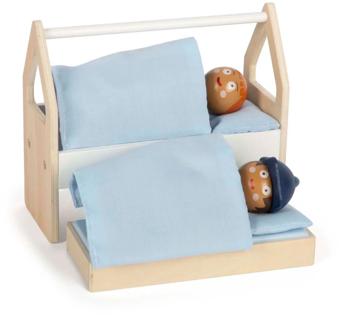Small Foot Houten Poppenhuis Meubels - 7 Stuks - Multicolor
