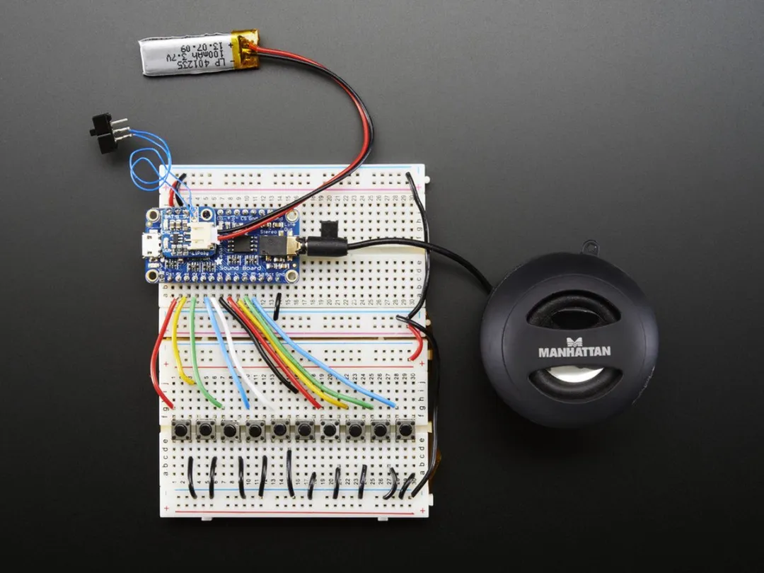 Adafruit Audio FX Sound Board 2133 - Blauw