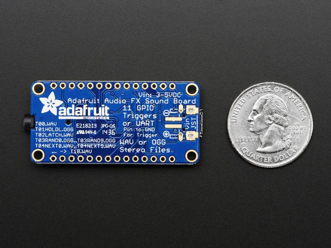 Adafruit Audio FX Sound Board 2133 - Blauw