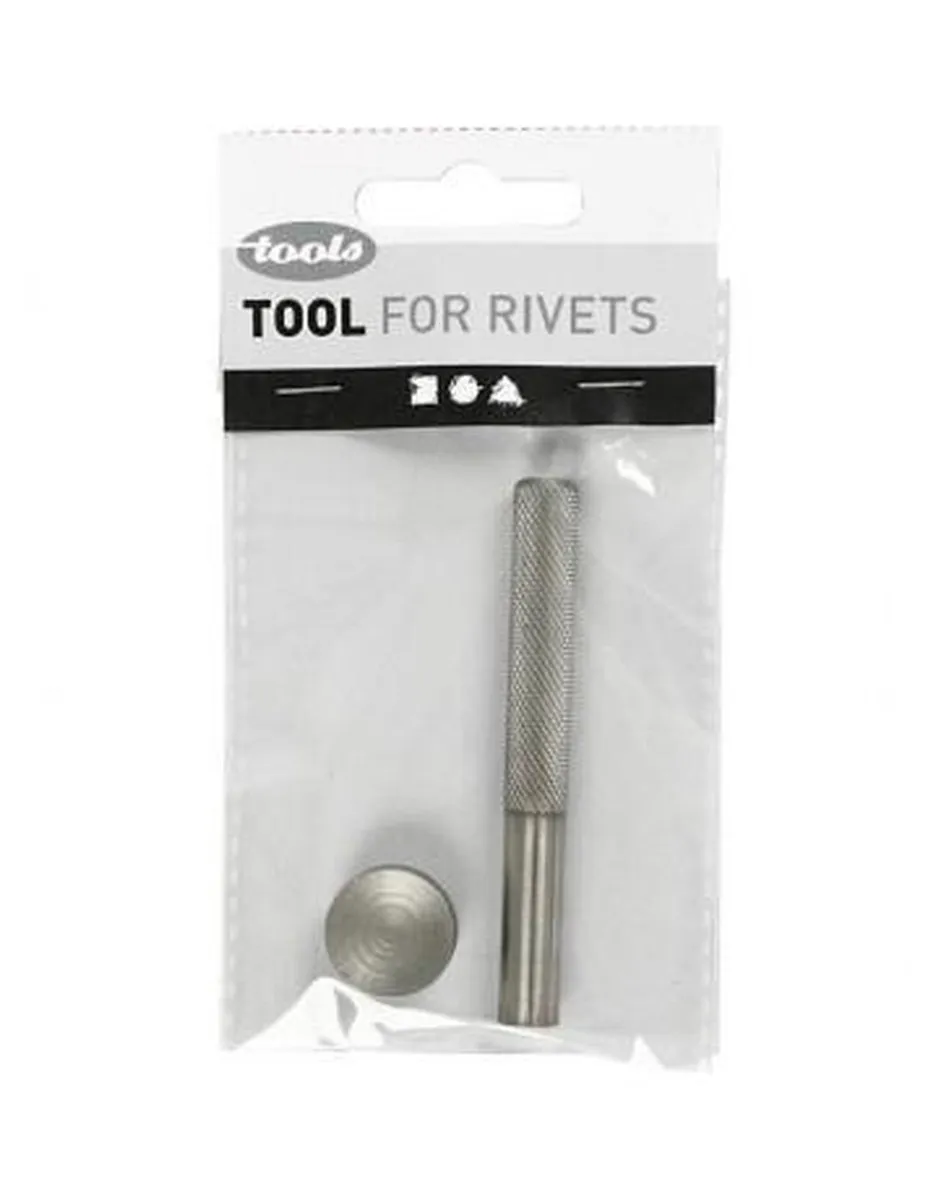 Creativ Company Creotime Rivetsetter 6x3x1cm - Zilver