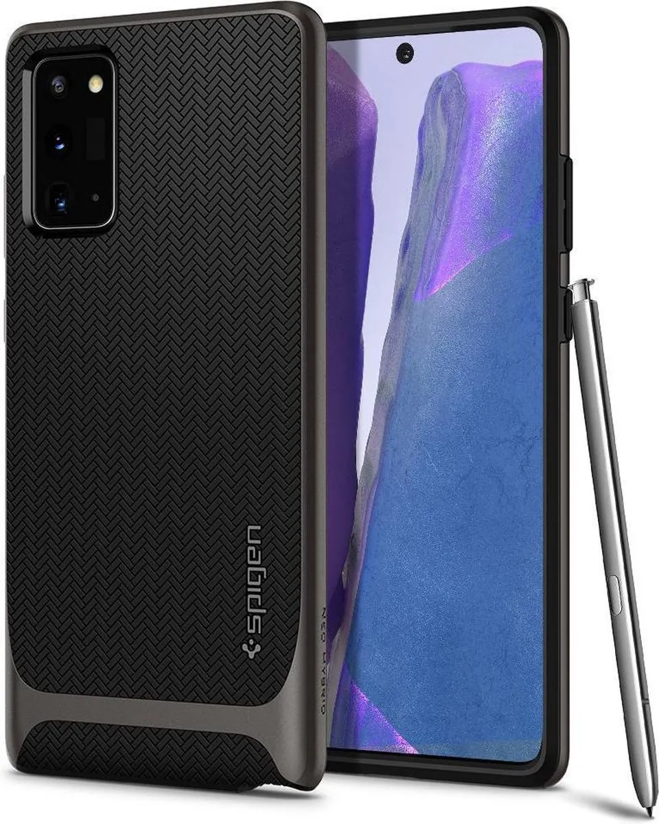 Spigen Neo Hybrid ACS01425 Hoesje - Samsung Galaxy Note20 - Zwart/Grijs