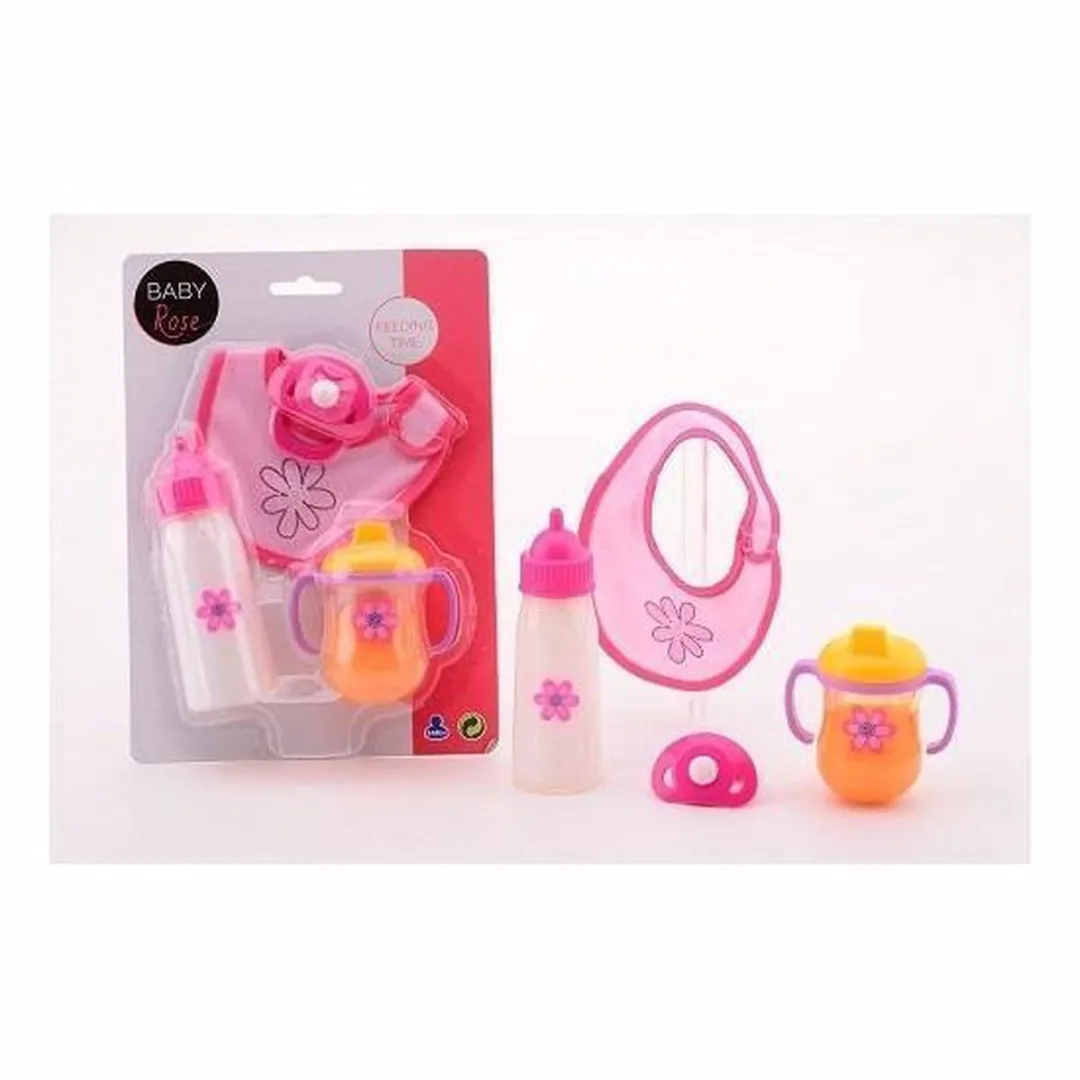 Johntoy Babypop Eetset 4-delig - Multi