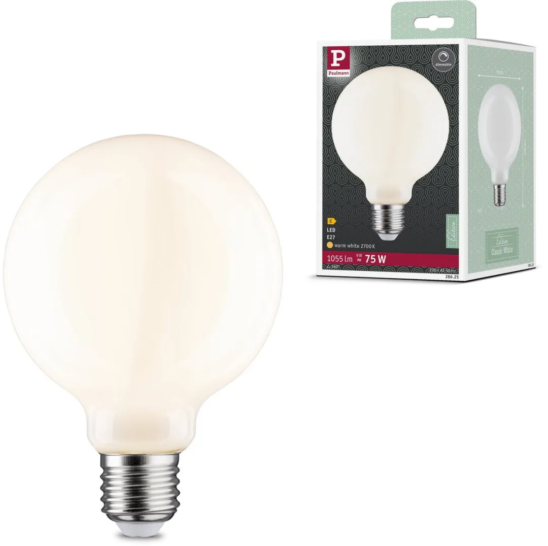 Paulmann Filament LED Globe G95 E27 9W 2700K