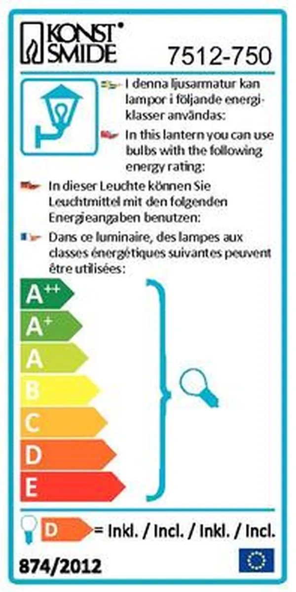 Konstsmide Modena Wandspot Twin GU10 - 2x70W - Matzwart