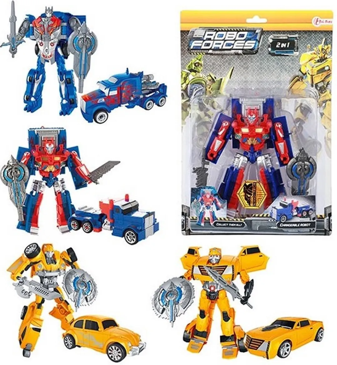 Toi-Toys Roboforces Veranderrobot Auto/Vrachtwagen 21x30cm Multicolor