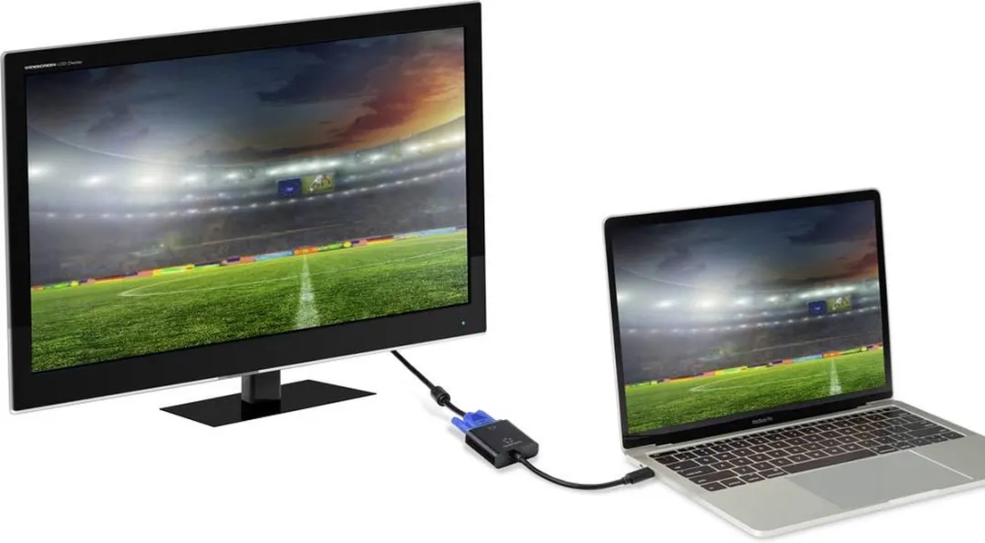 Renkforce RF-4679564 USB-C naar VGA Adapter - Zwart