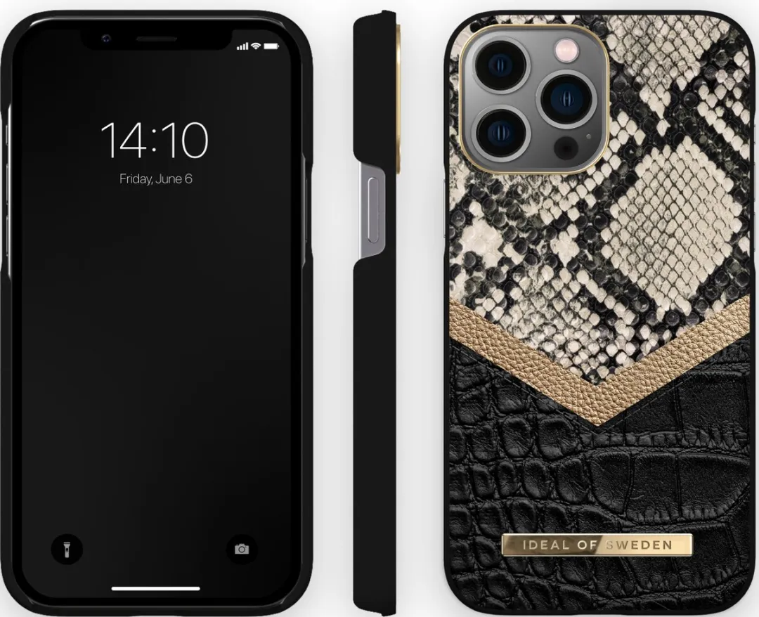 iDeal of Sweden Atelier iPhone 13 Pro Max Hoesje - Midnight Python