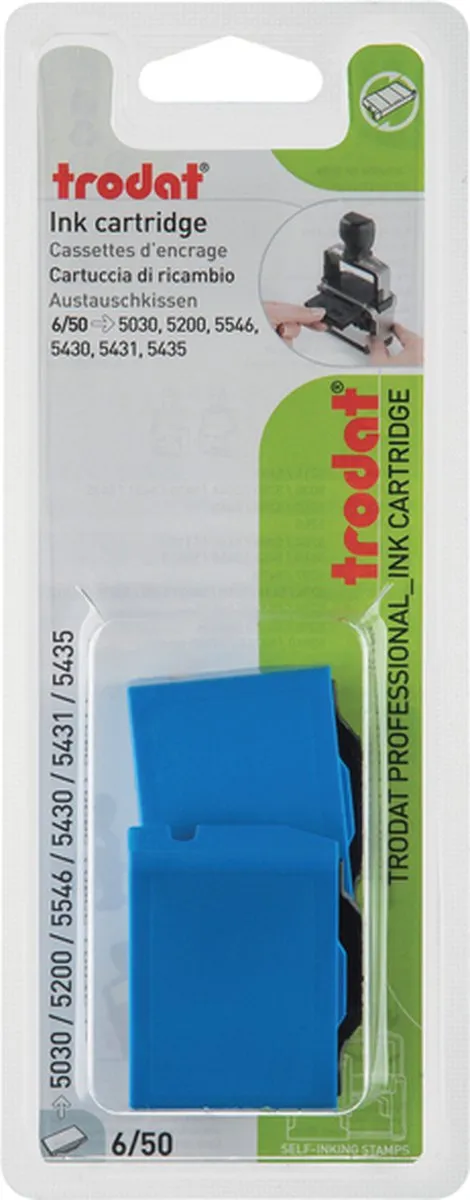 Trodat Professional 6/50 Stempelkussen - Blauw