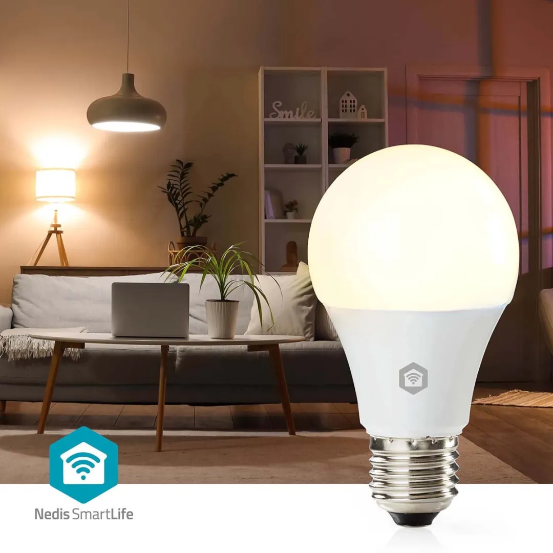Nedis SmartLife RGB/Wit E27 9W - Mat - 1 Stuks