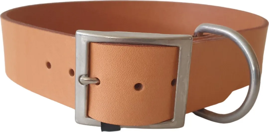 Ferplast Hondenhalsband Natural XL - 61-69cm Kunstleer Bruin