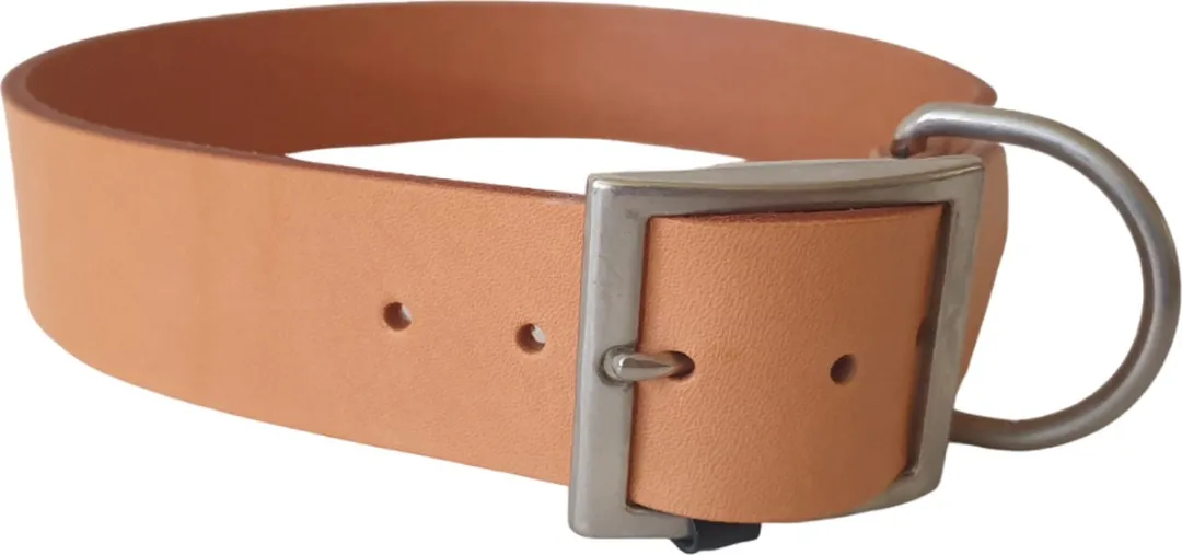 Ferplast Hondenhalsband Natural XL - 61-69cm Kunstleer Bruin