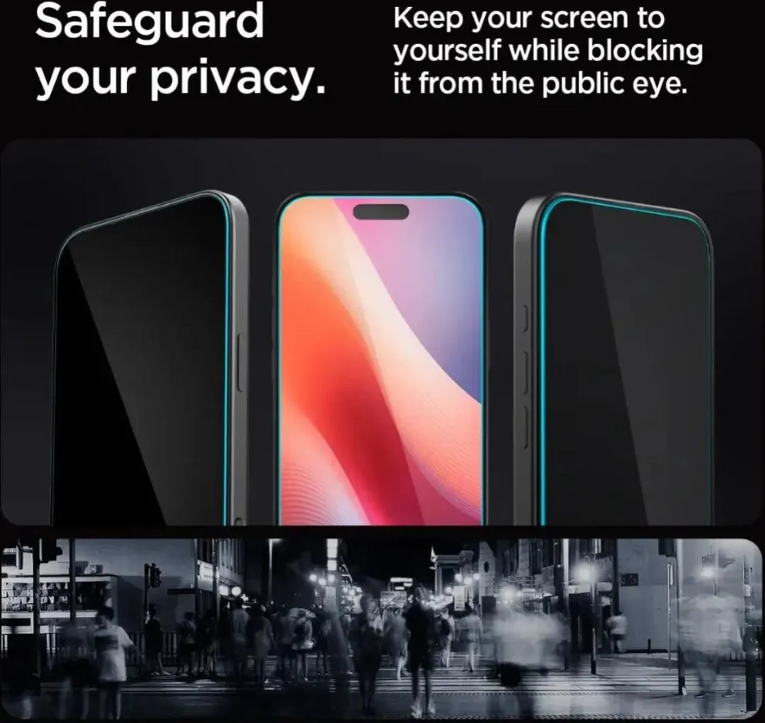 Spigen Privacy Glass iPhone 16 Pro Max - 9H Tempered Glas