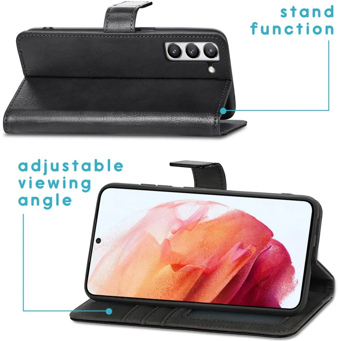 Imoshion Hoesje Samsung Galaxy S21 FE - 3 Pasjes - Zwart