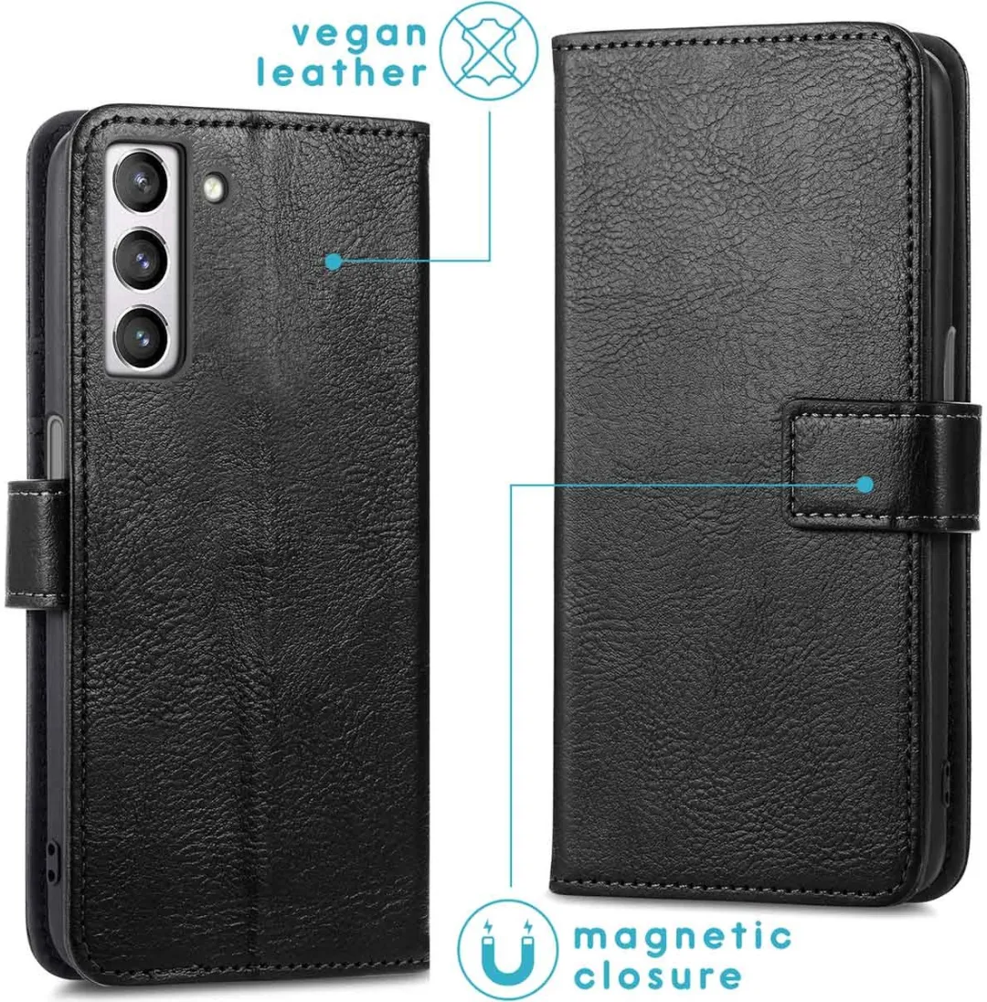 Imoshion Hoesje Samsung Galaxy S21 FE - 3 Pasjes - Zwart