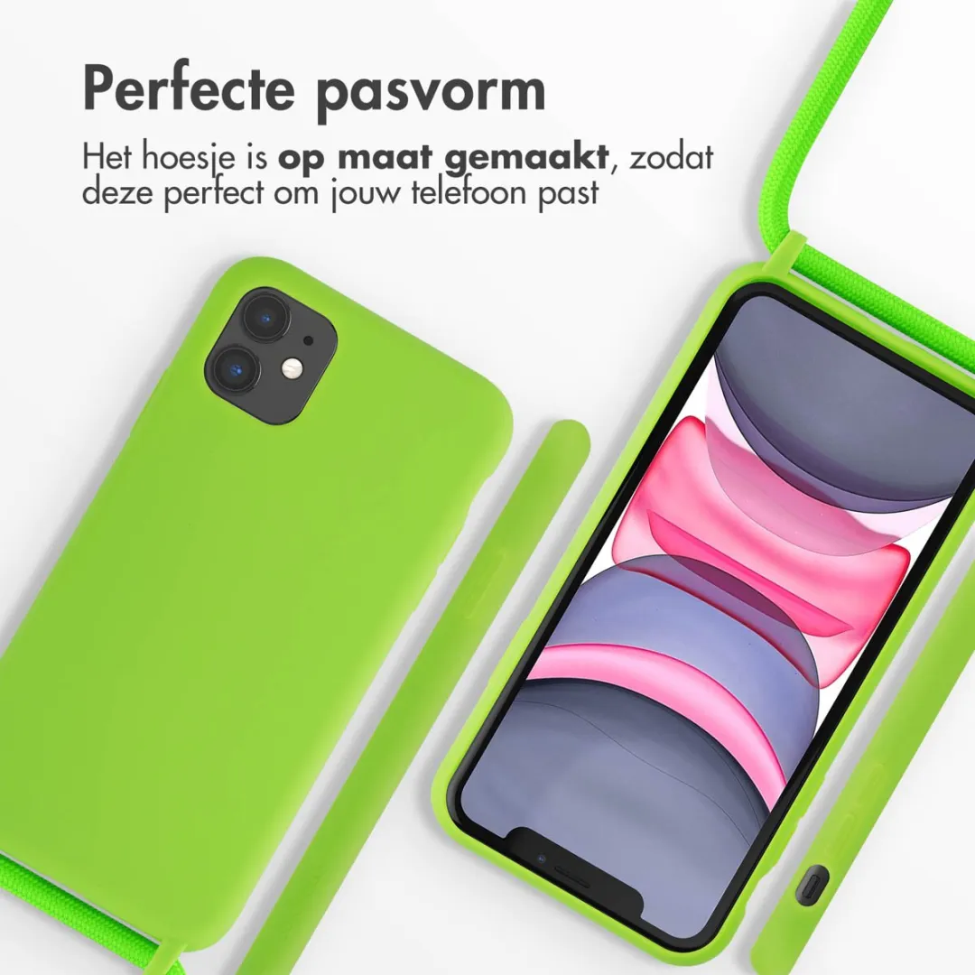Imoshion Hoesje iPhone 11 Siliconen Fluor Groen