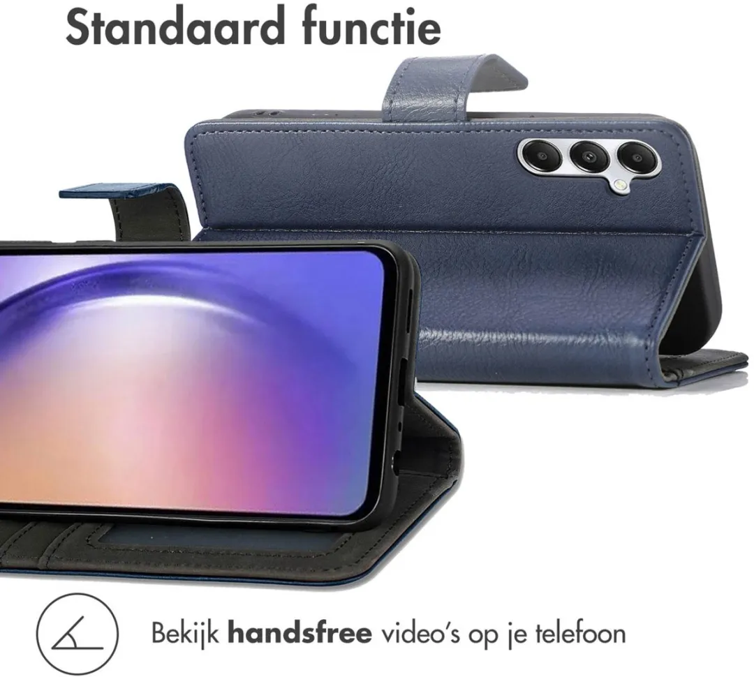 Imoshion Hoesje Samsung Galaxy A55 3 Pasjes - Donkerblauw